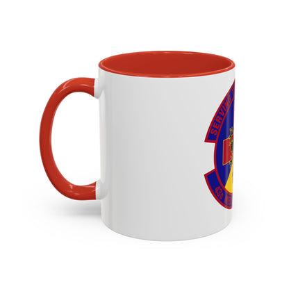 43d Medical Squadron (U.S. Air Force) Accent Coffee Mug