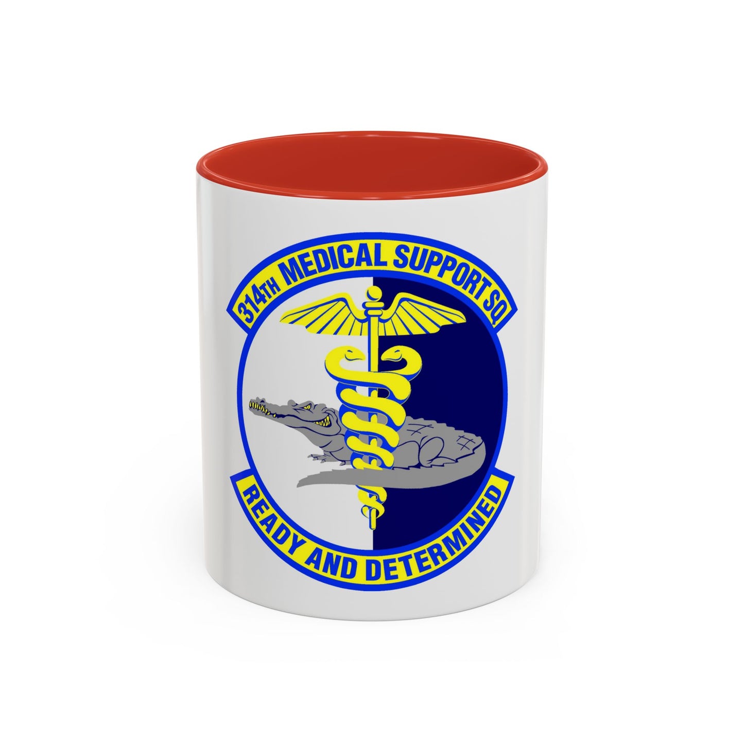 314th Medical Support Squadron (U.S. Air Force) Accent Coffee Mug