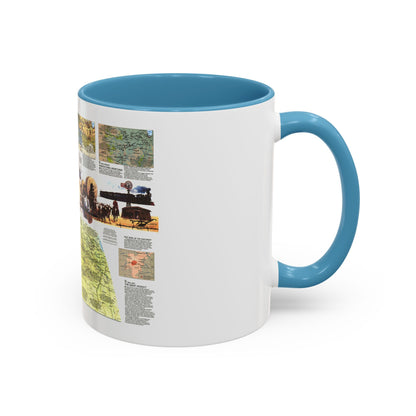 USA - Central Plains 2 (1985) (Map) Accent Coffee Mug