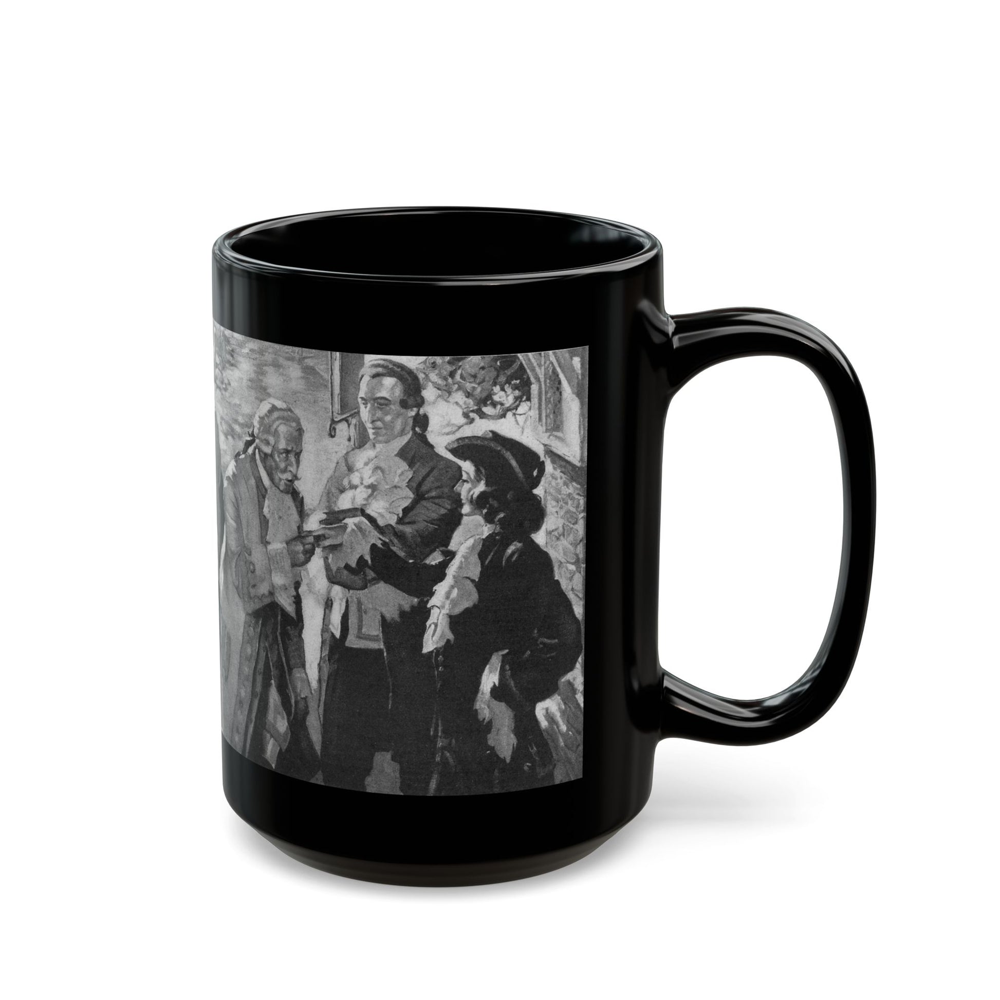 Casanova's Women - Henriette, Liberty magazine, September 18, 1937 - Black Coffee Mug-Go Mug Yourself