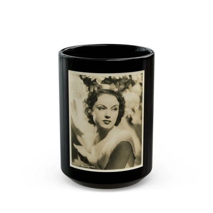 Fay Wray #166 (Vintage Female Icon) Black Coffee Mug-15oz-Go Mug Yourself