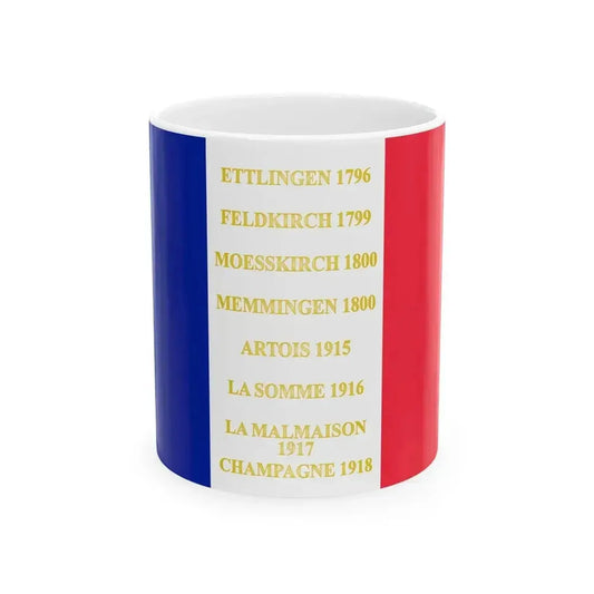 109e regiment dinfanterie de ligne -drapeau (France) White Coffee Mug 11oz - Go Mug Yourself