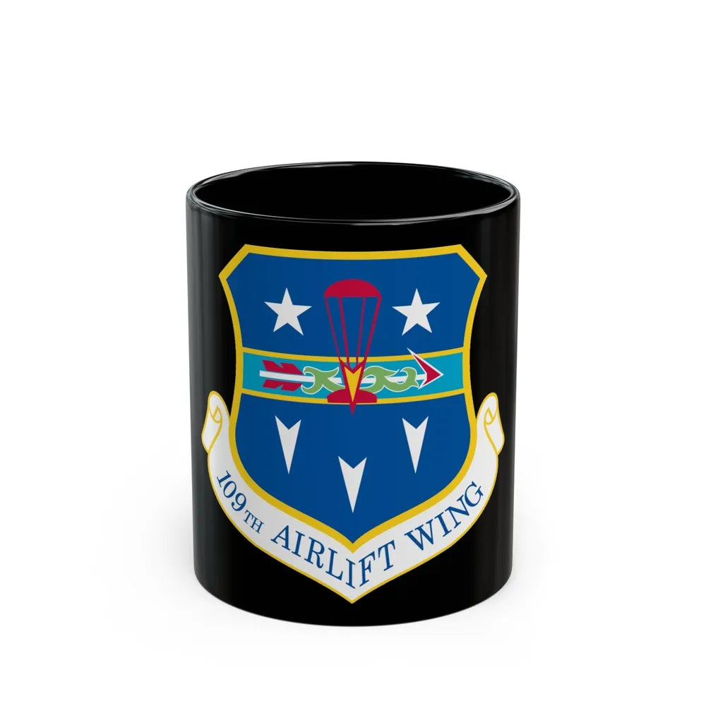 109th Airlift Wing (U.S. Air Force) Black Coffee Mug-11oz-Go Mug Yourself