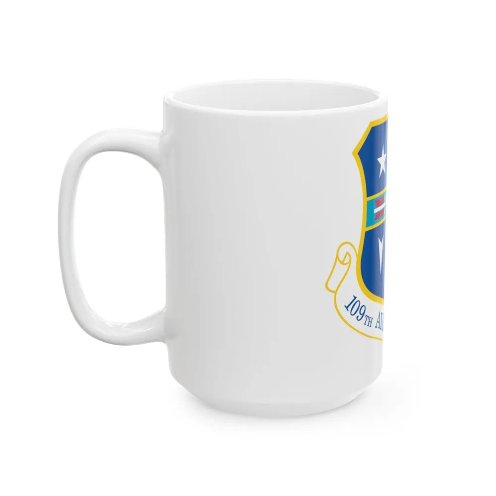 109th Airlift Wing (U.S. Air Force) White Coffee Mug-Go Mug Yourself