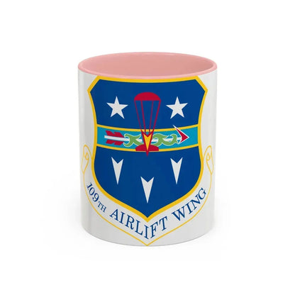109th Airlift Wing (U.S. Air Force) Accent Coffee Mug 11oz Pink - Go Mug Yourself