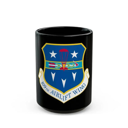 109th Airlift Wing (U.S. Air Force) Black Coffee Mug 15oz - Go Mug Yourself
