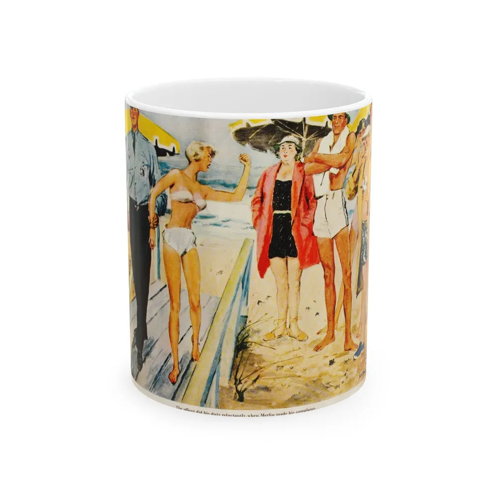 Daring Bikini, 1949 - White Coffee Mug-11oz-Go Mug Yourself