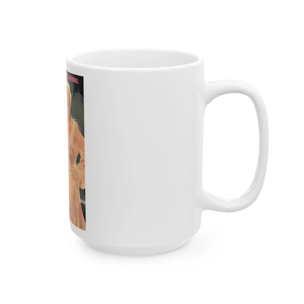 Barbara Nichols #128 - Mag. Cover (Vintage Female Icon) White Coffee Mug-Go Mug Yourself