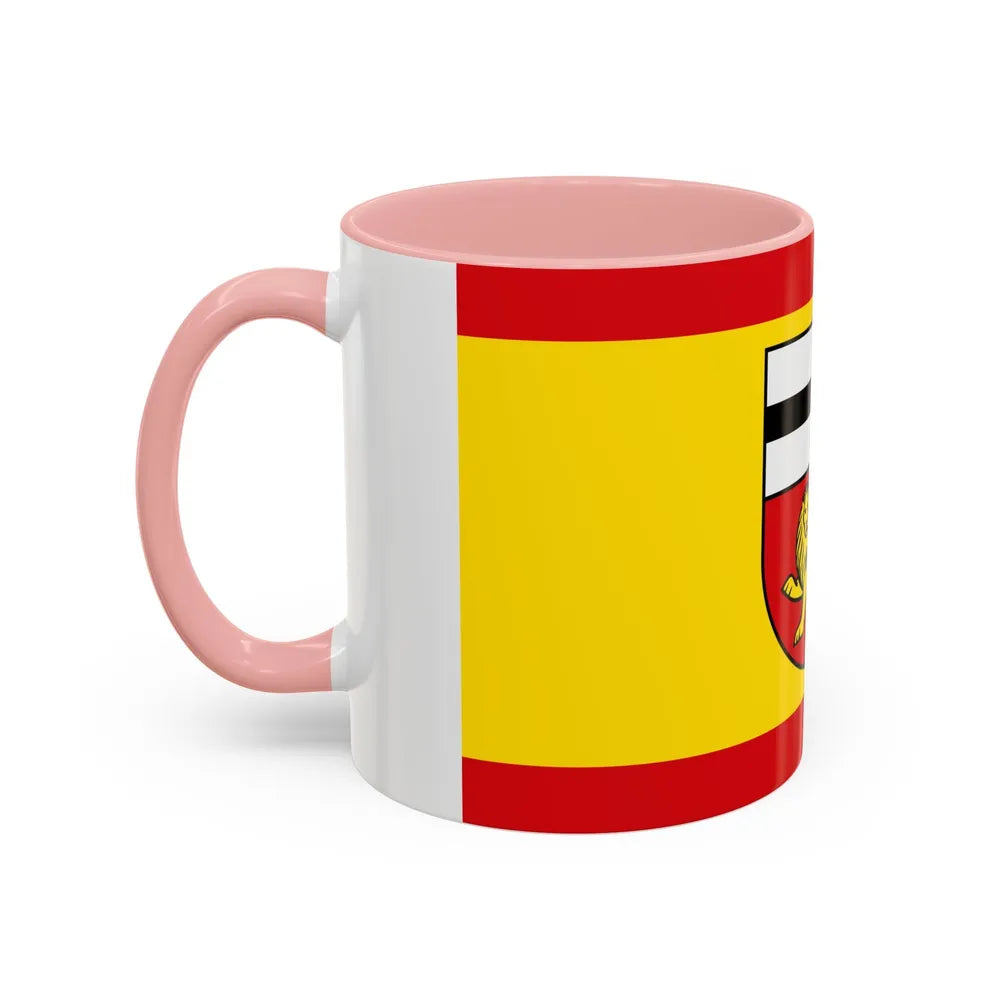 Flag of Bonn Germany - Accent Coffee Mug-Go Mug Yourself