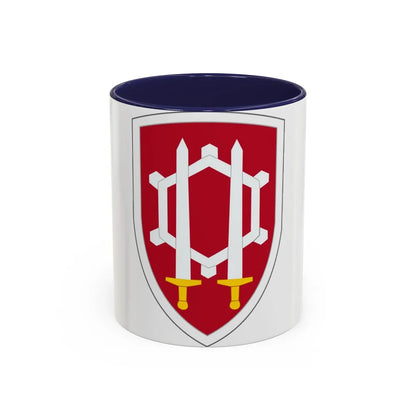 Engineer Command Vietnam (U.S. Army) Accent Coffee Mug-11oz-Navy-Go Mug Yourself