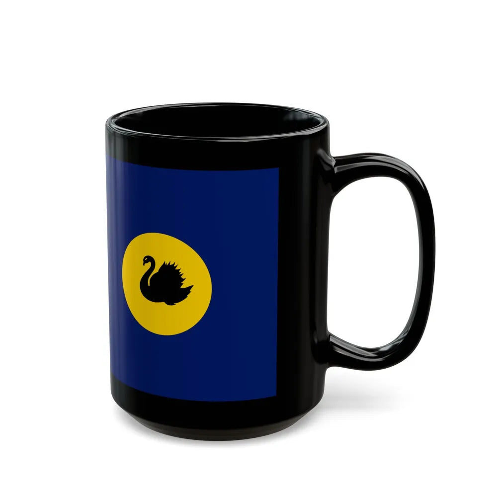 Flag of Western Australia - Black Coffee Mug-Go Mug Yourself