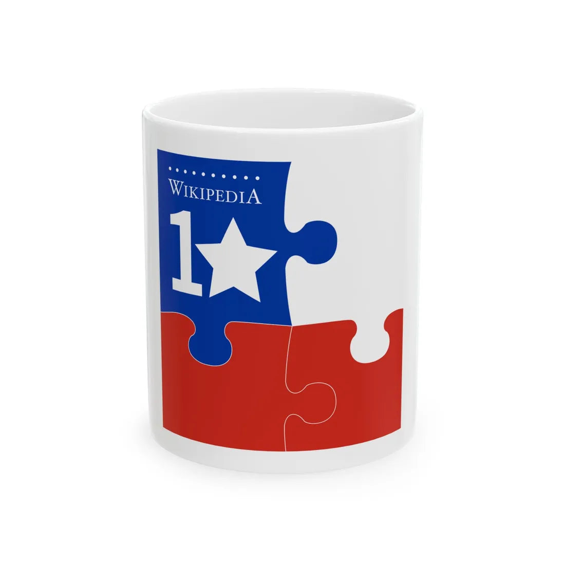 10piece-chile (Chile) White Coffee Mug 11oz - Go Mug Yourself