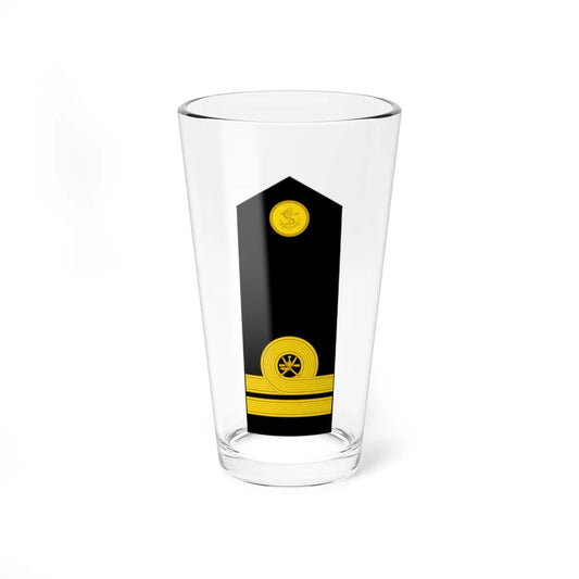 10.RNO LT (Oman) (Military Rank) Pint Glass 16oz 16oz - Go Mug Yourself