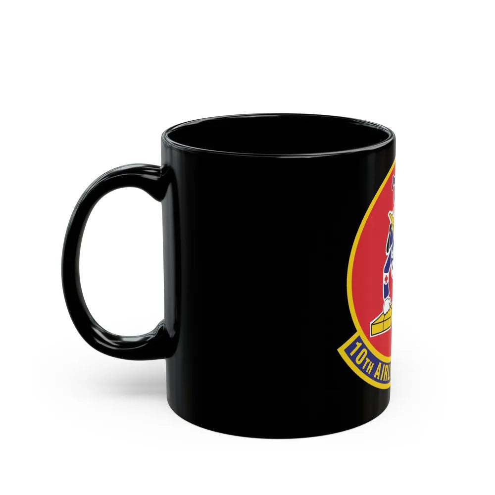 10th Airlift Squadron 2 (U.S. Air Force) Black Coffee Mug-Go Mug Yourself