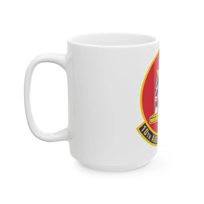 10th Airlift Squadron 2 (U.S. Air Force) White Coffee Mug-Go Mug Yourself