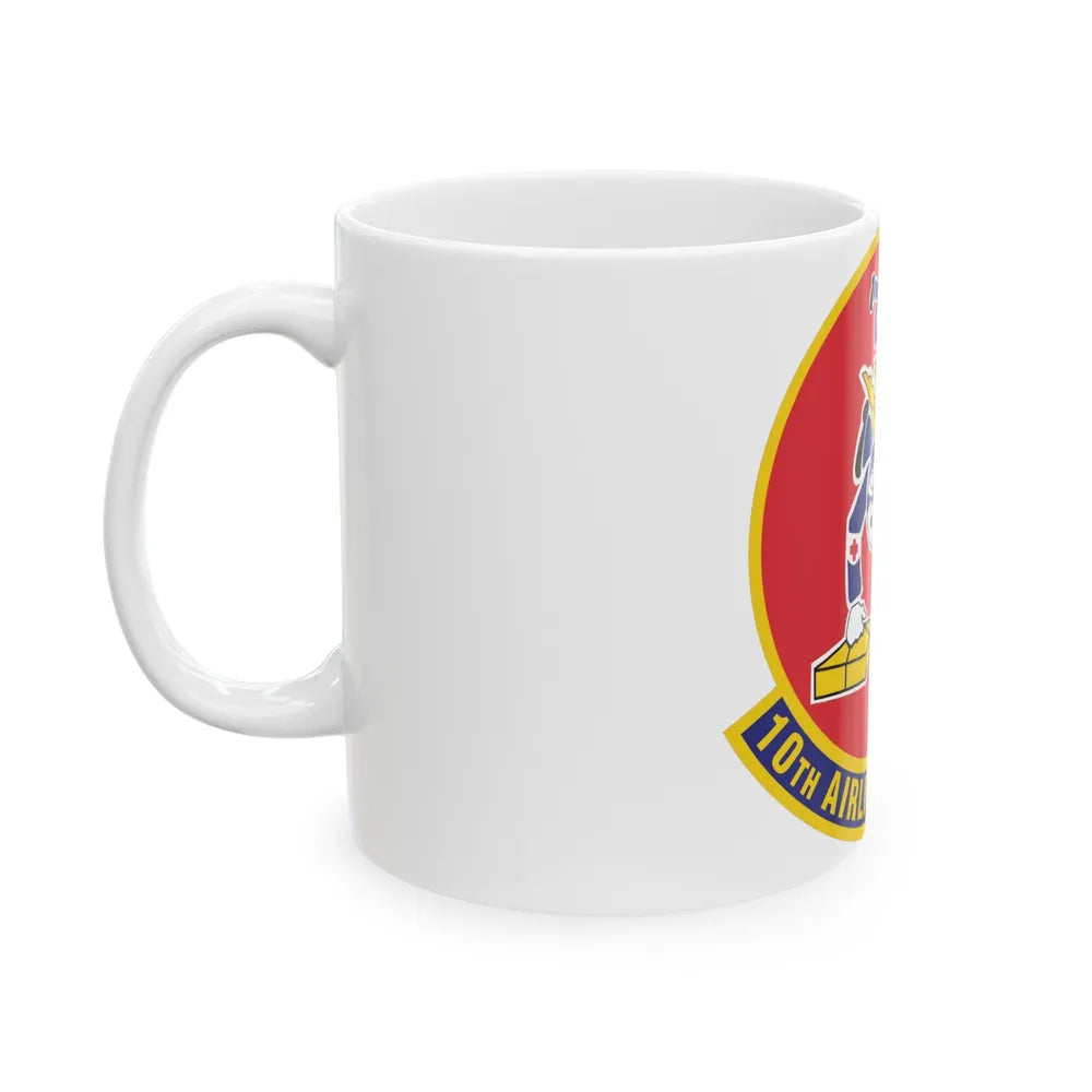 10th Airlift Squadron 2 (U.S. Air Force) White Coffee Mug-Go Mug Yourself