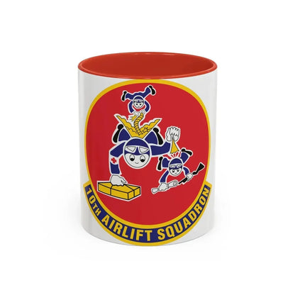 10th Airlift Squadron 2 (U.S. Air Force) Accent Coffee Mug 11oz Red - Go Mug Yourself