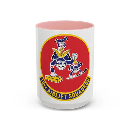 10th Airlift Squadron 2 (U.S. Air Force) Accent Coffee Mug 15oz Pink - Go Mug Yourself