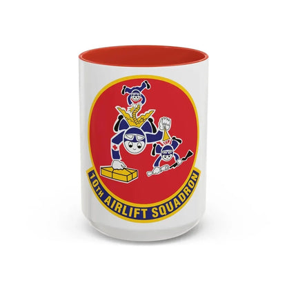 10th Airlift Squadron 2 (U.S. Air Force) Accent Coffee Mug 15oz Red - Go Mug Yourself