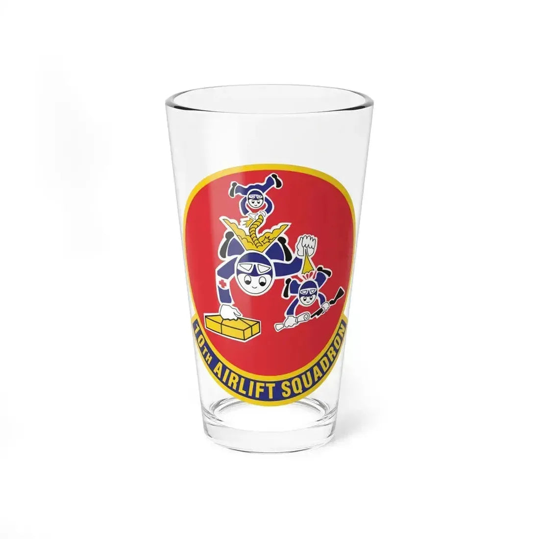 10th Airlift Squadron 2 (U.S. Air Force) Pint Glass 16oz 16oz - Go Mug Yourself