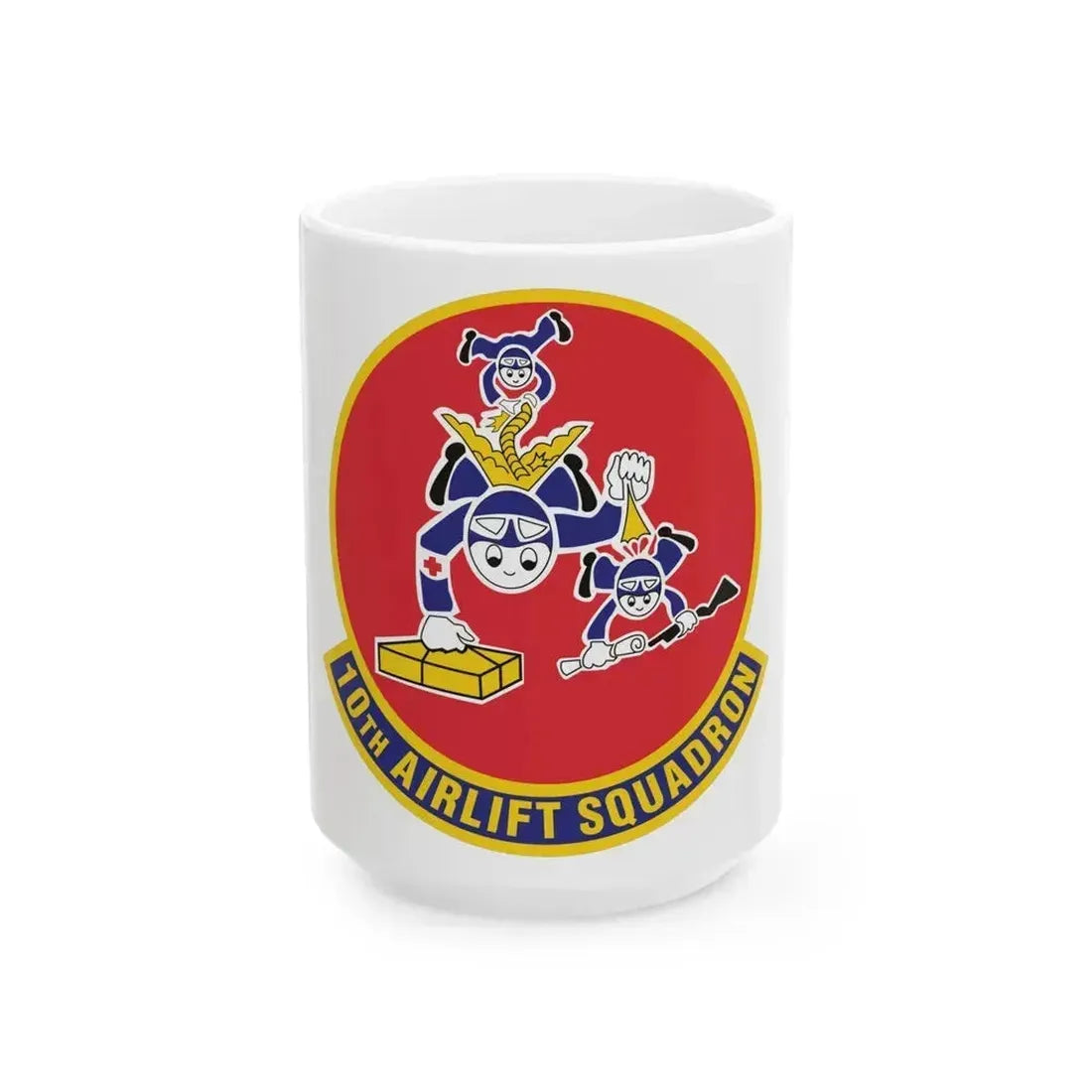 10th Airlift Squadron 2 (U.S. Air Force) White Coffee Mug 15oz - Go Mug Yourself