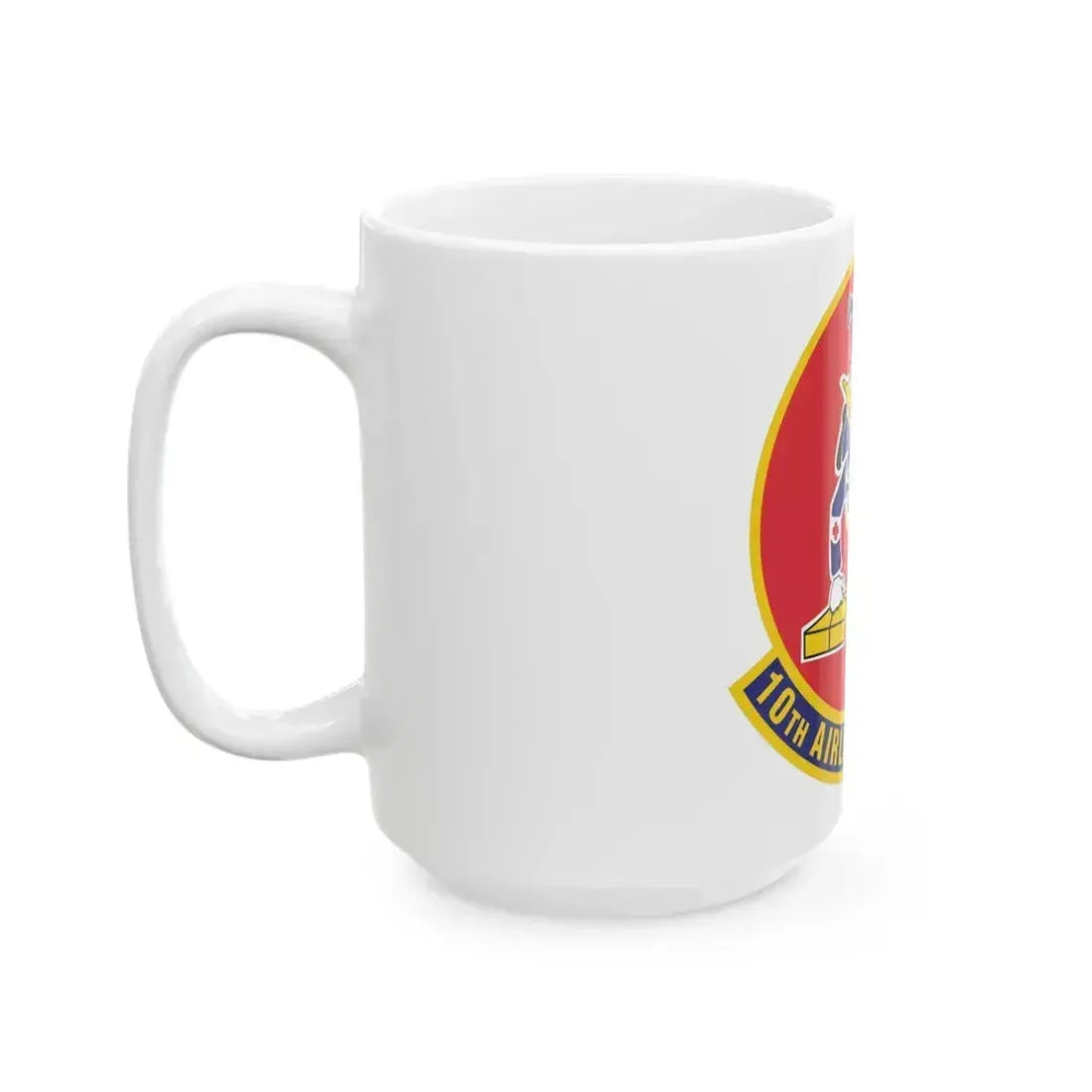 10th Airlift Squadron 2 (U.S. Air Force) White Coffee Mug - Go Mug Yourself