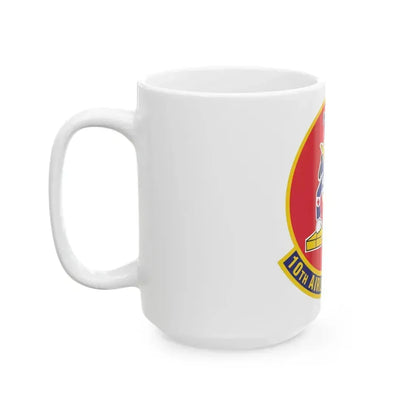 10th Airlift Squadron 2 (U.S. Air Force) White Coffee Mug - Go Mug Yourself