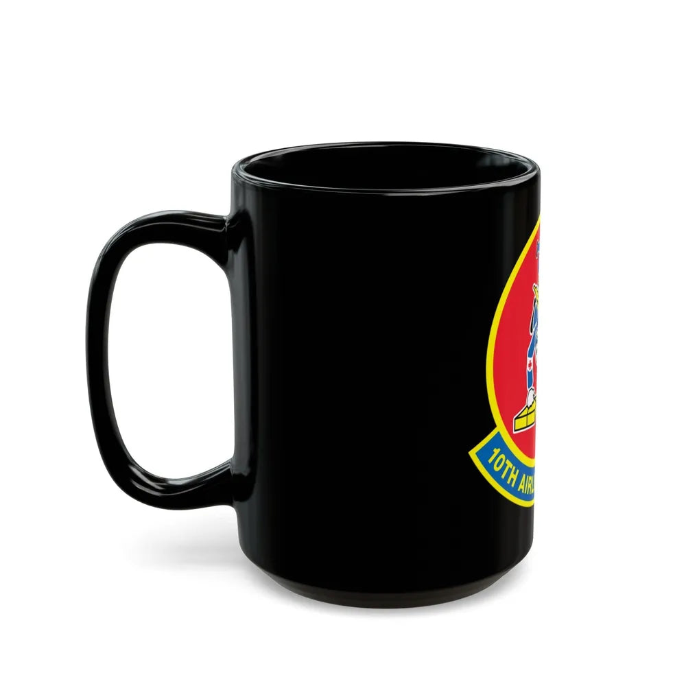 10th Airlift Squadron (U.S. Air Force) Black Coffee Mug-Go Mug Yourself