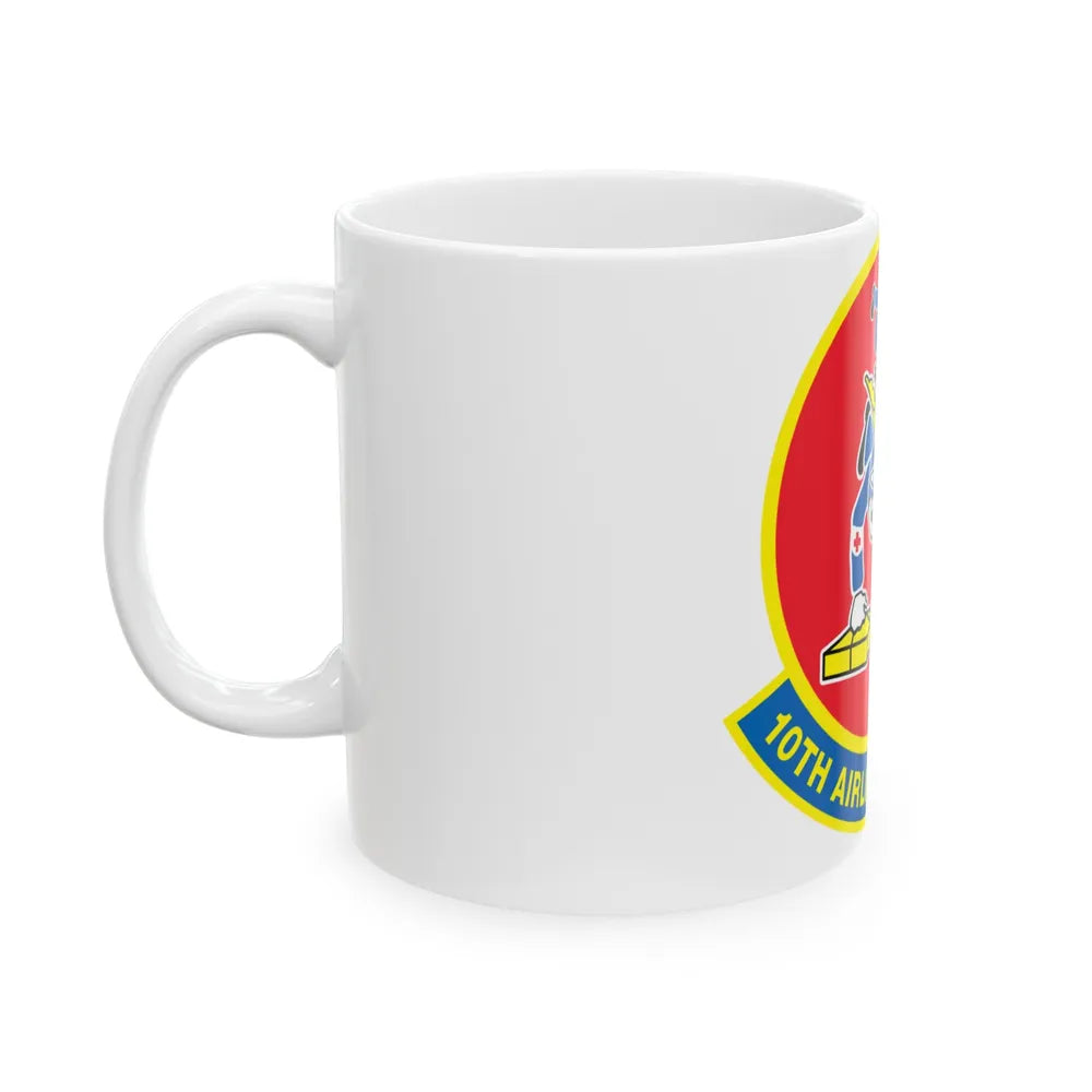 10th Airlift Squadron (U.S. Air Force) White Coffee Mug-Go Mug Yourself