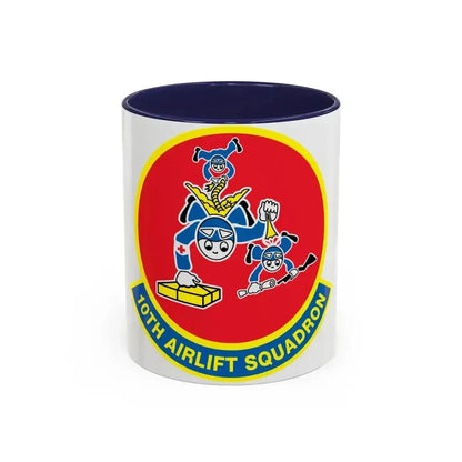 10th Airlift Squadron (U.S. Air Force) Accent Coffee Mug 11oz Navy - Go Mug Yourself