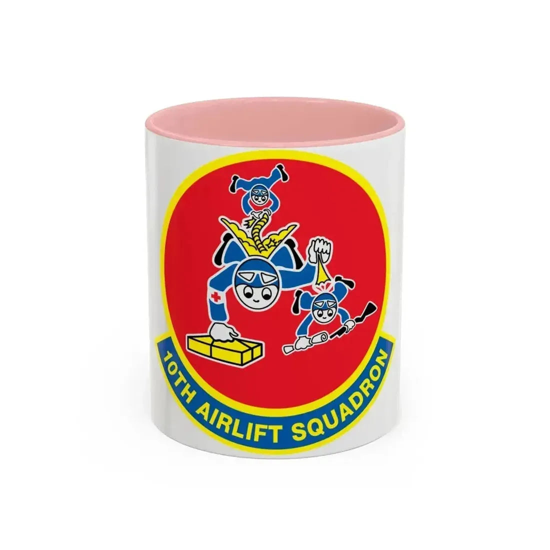 10th Airlift Squadron (U.S. Air Force) Accent Coffee Mug 11oz Pink - Go Mug Yourself