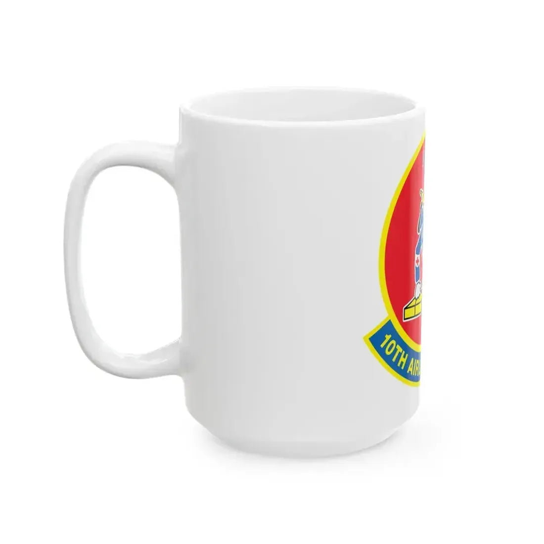 10th Airlift Squadron (U.S. Air Force) White Coffee Mug - Go Mug Yourself