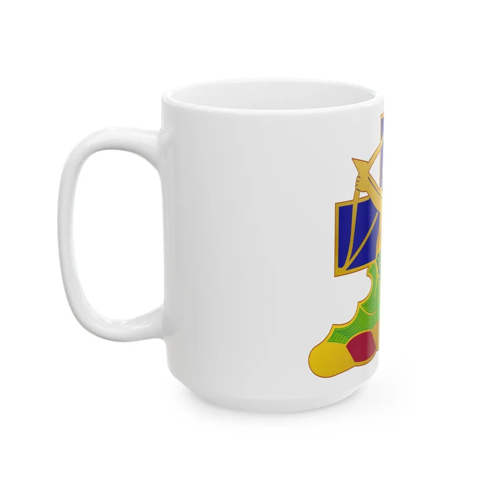 10th Antiaircraft Artillery Automatic Weapons Battalion (U.S. Army) White Coffee Mug-Go Mug Yourself