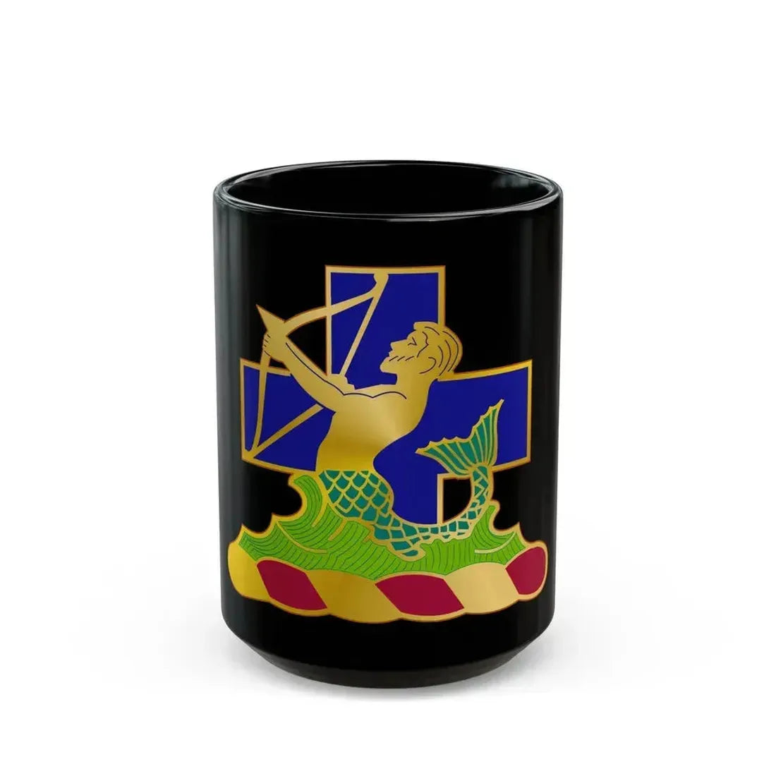 10th Antiaircraft Artillery Automatic Weapons Battalion (U.S. Army) Black Coffee Mug - Go Mug Yourself