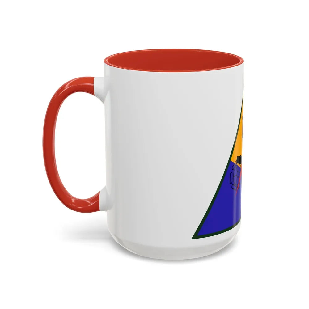 10th Armored Division (U.S. Army) Accent Coffee Mug-Go Mug Yourself