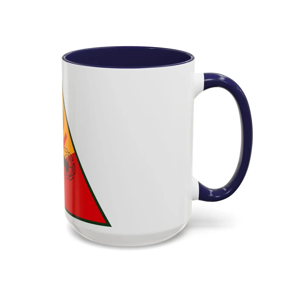 10th Armored Division (U.S. Army) Accent Coffee Mug-Go Mug Yourself