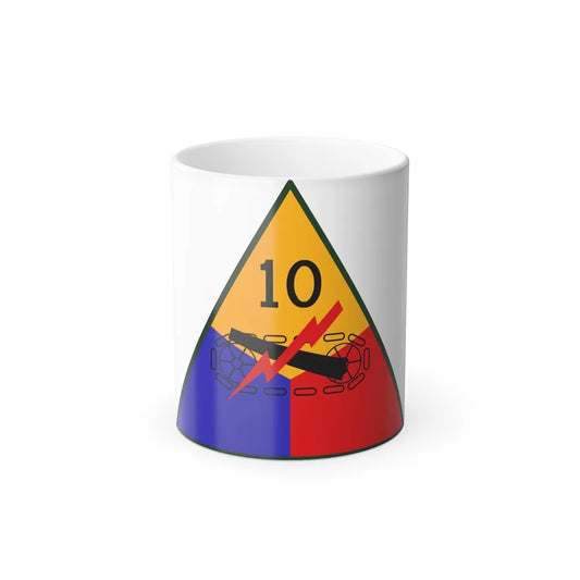 10th Armored Division (U.S. Army) Color Changing Coffee Mug-11oz-Go Mug Yourself
