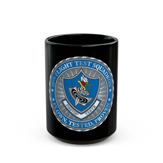 10th Flight Test Sq (U.S. Air Force) Black Coffee Mug 15oz - Go Mug Yourself