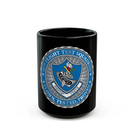 10th Flight Test Sq (U.S. Air Force) Black Coffee Mug 15oz - Go Mug Yourself