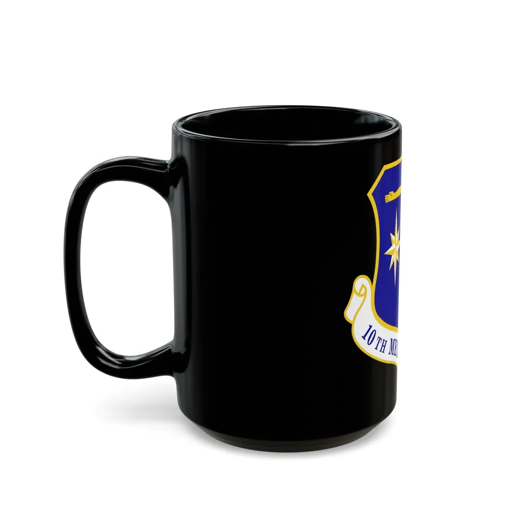 10th Medical Group (U.S. Air Force) Black Coffee Mug-Go Mug Yourself