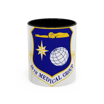 10th Medical Group (U.S. Air Force) Accent Coffee Mug 11oz Black - Go Mug Yourself