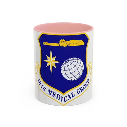 10th Medical Group (U.S. Air Force) Accent Coffee Mug 11oz Pink - Go Mug Yourself