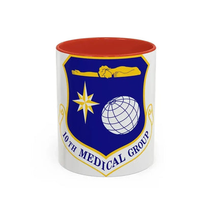 10th Medical Group (U.S. Air Force) Accent Coffee Mug 11oz Red - Go Mug Yourself