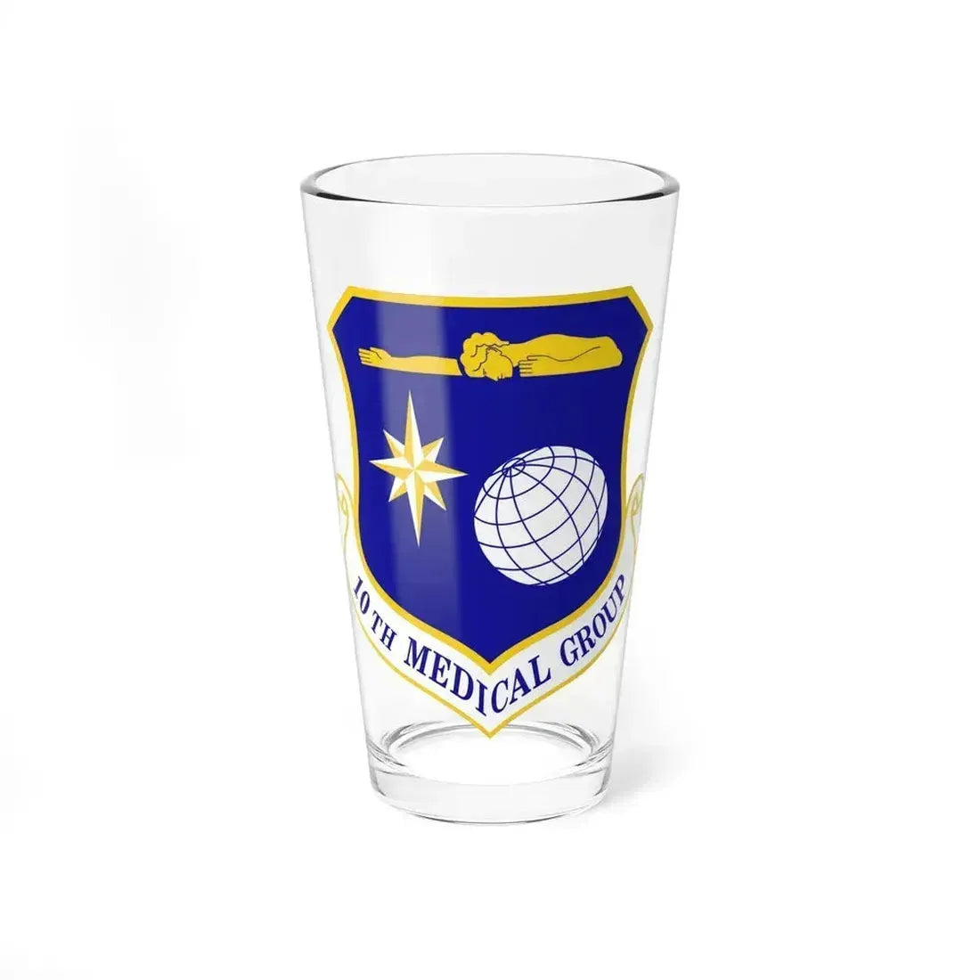 10th Medical Group (U.S. Air Force) Pint Glass 16oz 16oz - Go Mug Yourself