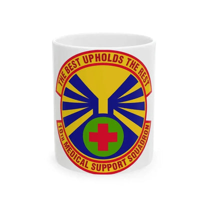 10th Medical Support Squadron (U.S. Air Force) White Coffee Mug 11oz - Go Mug Yourself