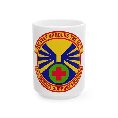 10th Medical Support Squadron (U.S. Air Force) White Coffee Mug 15oz - Go Mug Yourself
