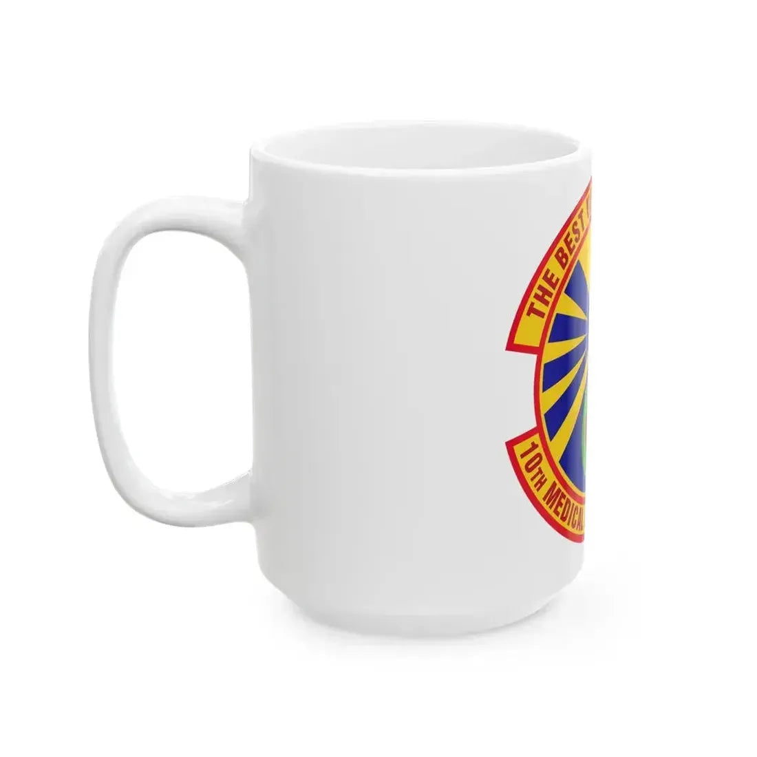 10th Medical Support Squadron (U.S. Air Force) White Coffee Mug - Go Mug Yourself