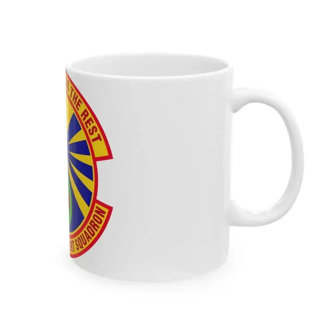 10th Medical Support Squadron (U.S. Air Force) White Coffee Mug - Go Mug Yourself