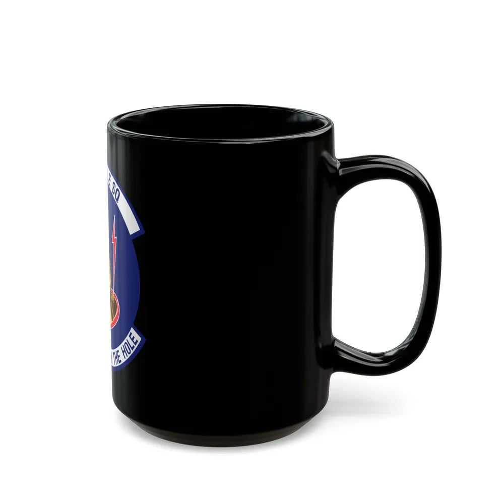 10th Missile SQ The First In The Hole (U.S. Air Force) Black Coffee Mug-Go Mug Yourself