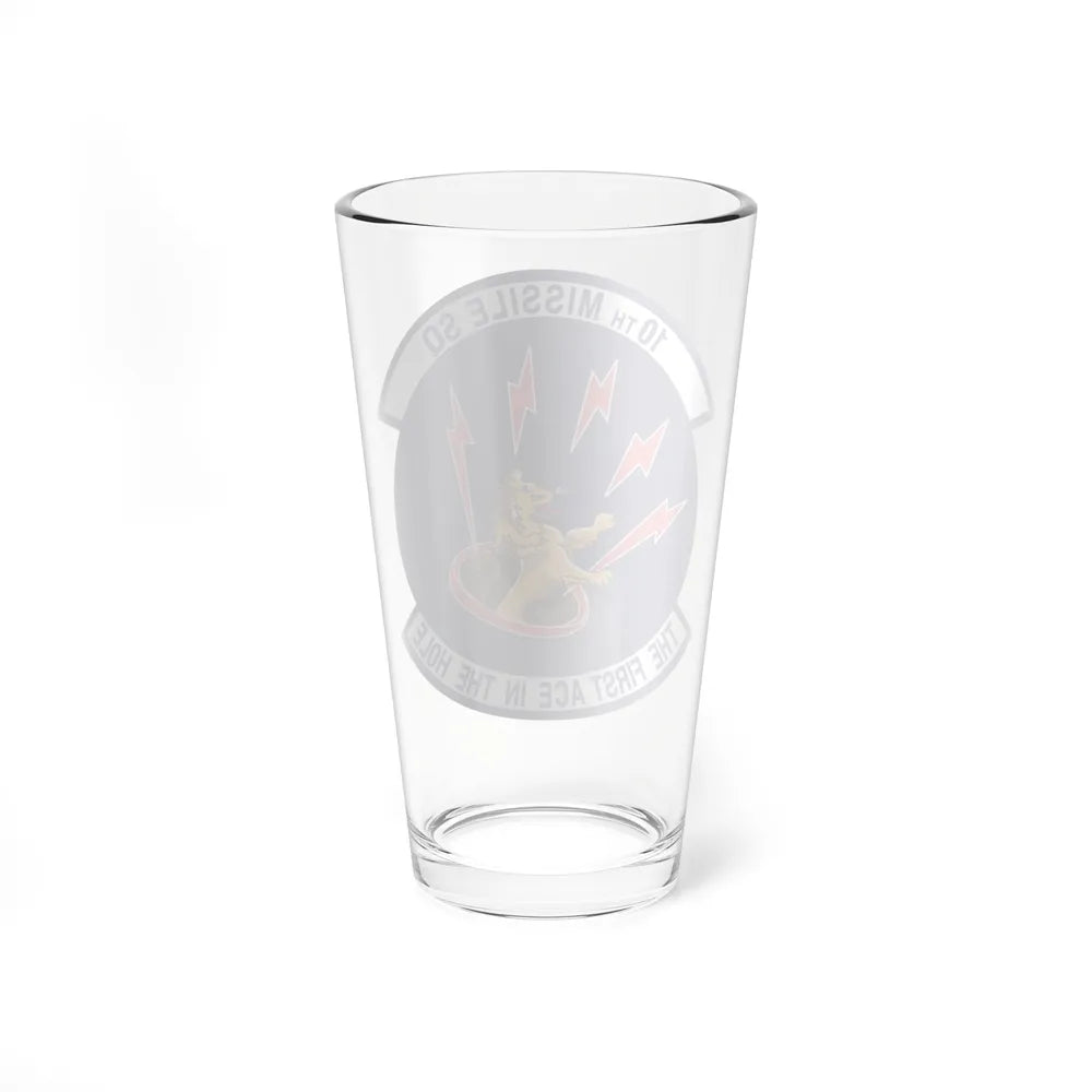 10th Missile SQ The First In The Hole (U.S. Air Force) Pint Glass 16oz-Go Mug Yourself